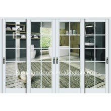 porta de vidro de moldura de alumínio deslizante KKD-914